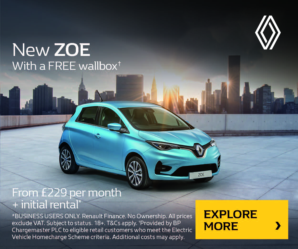 Renault Zoe Fleet Rate