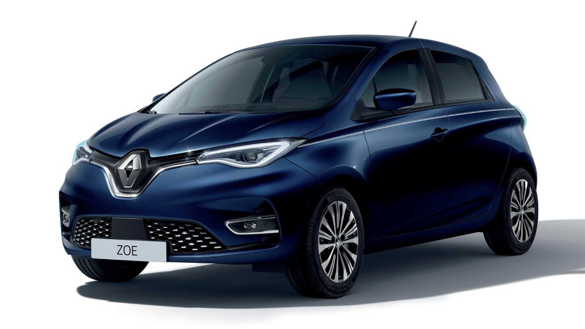 Front view of the Limited Edition Renault Zoe Riviera E-Tech