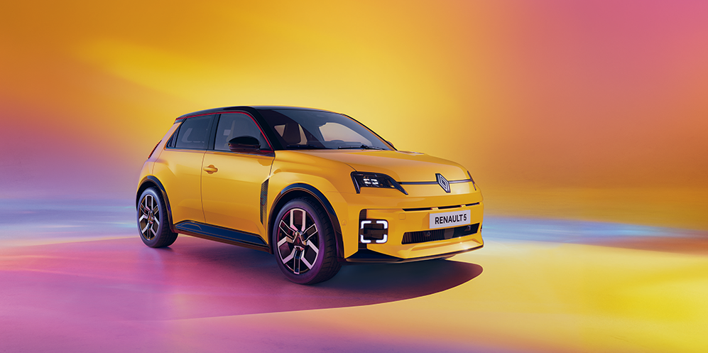 Yellow Renault 5