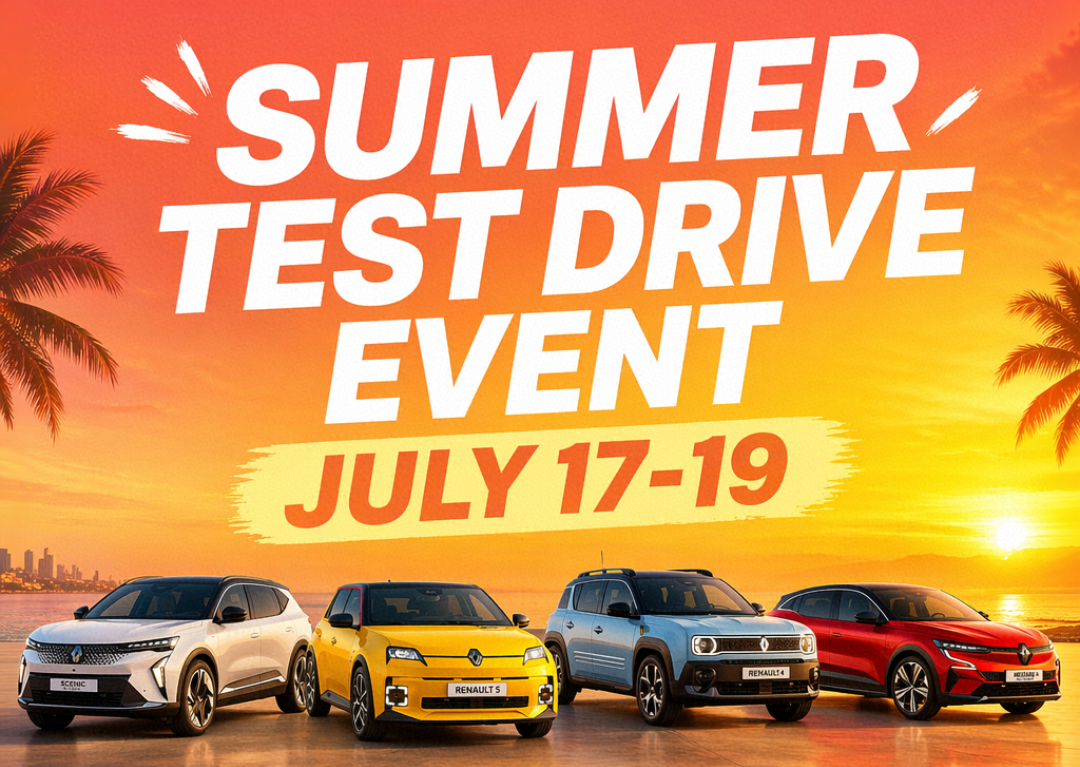 Renault Summer Test Drive Event, July 17 to 19